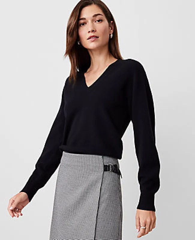 Ann Taylor Cashmere V-Neck Sweater sold by Ann Taylor