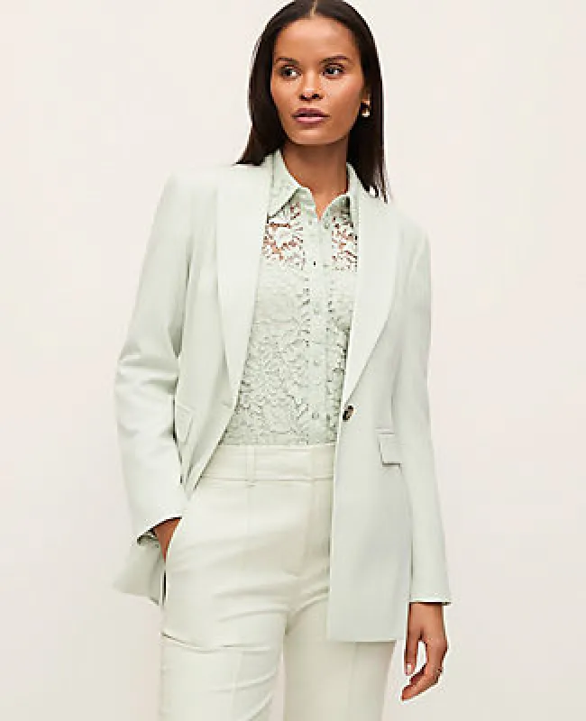 Ann Taylor The Fitted Long Blazer made by Ann Taylor