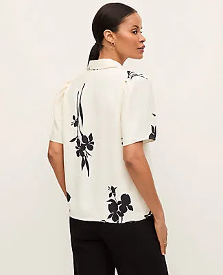 Ann Taylor Floral Button Down Shirt sold by Ann Taylor product image thumbnail 2