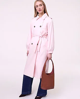 Ann Taylor Petite Weekend Collection Hooded Trench Coat sold by Ann Taylor product image thumbnail 3