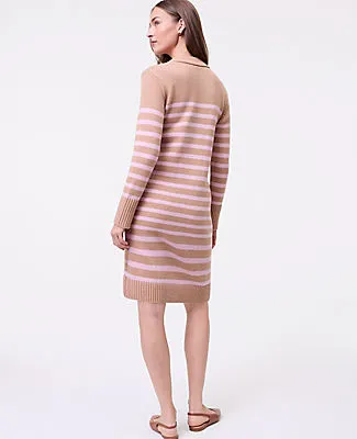 Ann Taylor Petite Weekend Collection Striped Sweater Shift Dress sold by Ann Taylor product image thumbnail 2