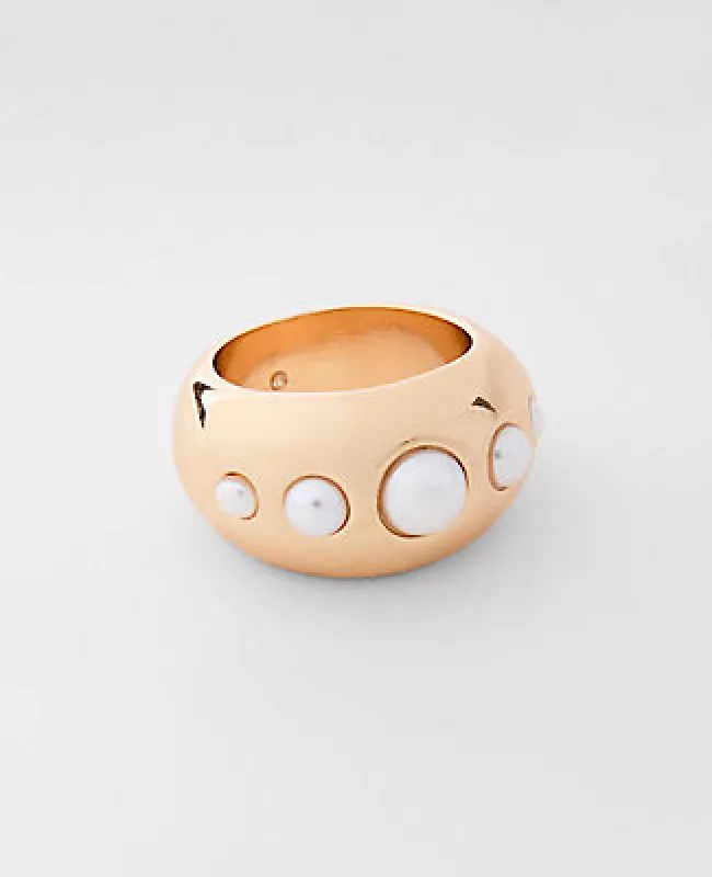 Ann Taylor Pearl Bubble Ring sold by Ann Taylor