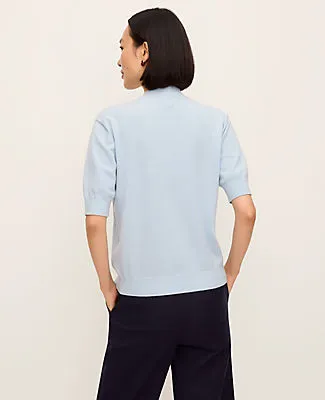 Ann Taylor Mock Neck Sweater Tee sold by Ann Taylor product image thumbnail 2