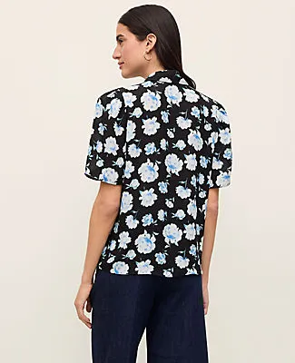 Ann Taylor Floral Button Down Shirt sold by Ann Taylor product image thumbnail 2
