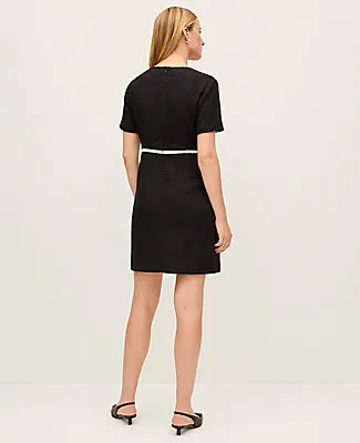 Ann Taylor Tweed Button Shift Dress sold by Ann Taylor product image thumbnail 2