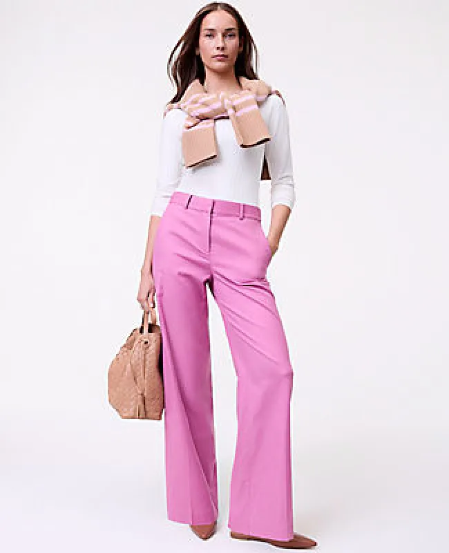 Ann Taylor Petite Weekend Collection Everyday Wide-Leg Pant sold by Ann Taylor