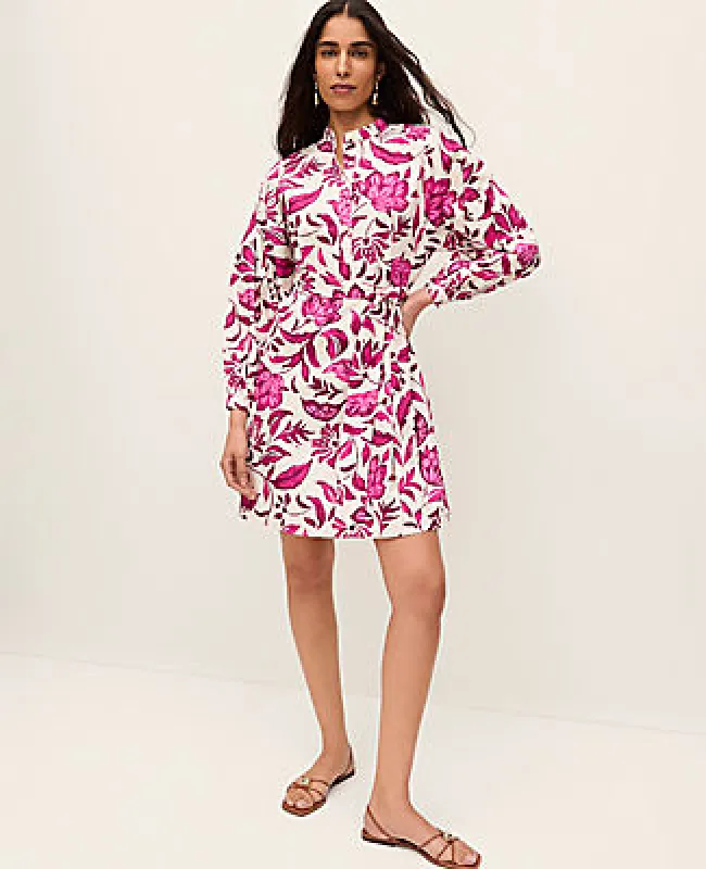 Ann Taylor Floral Belted Shift Dress sold by Ann Taylor