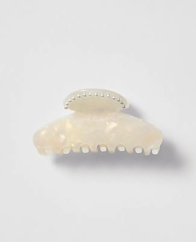 Ann Taylor Pearlized Claw Clip sold by Ann Taylor