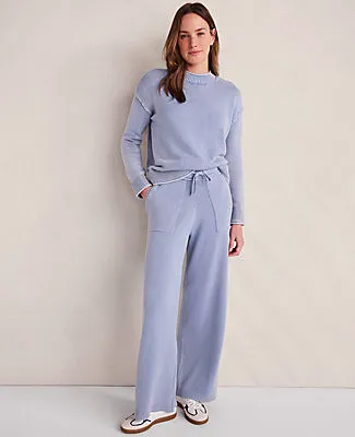 Ann Taylor Haven Well Within Garment-Dyed Organic Cotton Roll Neck Sweater sold by Ann Taylor product image thumbnail 3