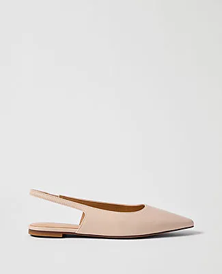 Ann Taylor Leather Slingback Flat sold by Ann Taylor