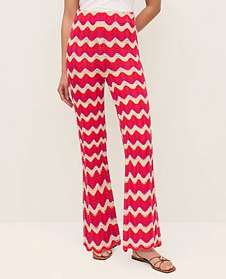 Ann Taylor Chevron Crochet Sweater Pant sold by Ann Taylor product image thumbnail 2