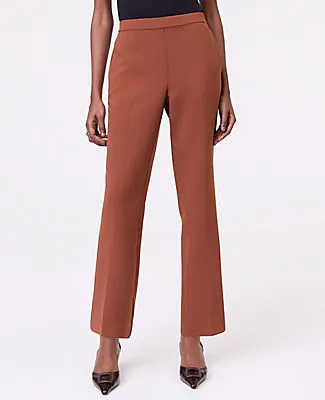 Ann Taylor The Petite Relaxed Ankle Pant in Textured Crepe sold by Ann Taylor product image thumbnail 2