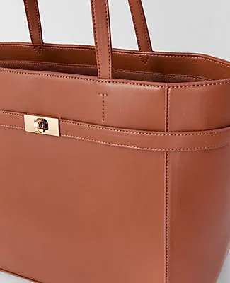 Ann Taylor Belted Leather Tote sold by Ann Taylor product image thumbnail 2