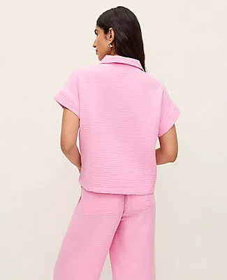 Ann Taylor Relaxed Split Neck Blouse sold by Ann Taylor product image thumbnail 2