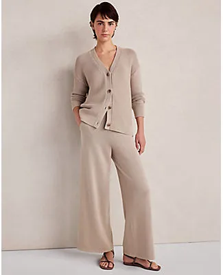 Ann Taylor Haven Well Within Organic Cotton Wide Leg Pants sold by Ann Taylor