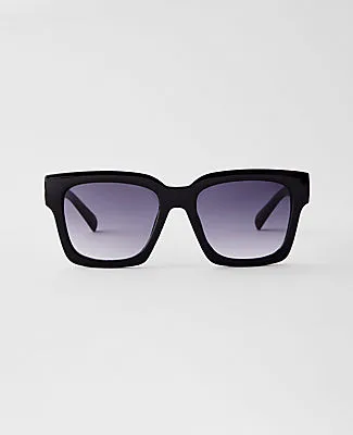 Ann Taylor Oversized Curved Square Sunglasses sold by Ann Taylor product image thumbnail 2