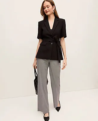 Ann Taylor The Petite Jayne Trouser in Gingham sold by Ann Taylor product image thumbnail 4