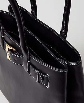 Ann Taylor Belted Leather Tote sold by Ann Taylor product image thumbnail 2