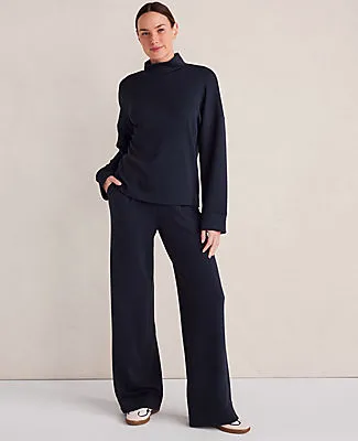 Ann Taylor Haven Well Within Soft Knit Wide Leg Pleated Pants sold by Ann Taylor product image thumbnail 4