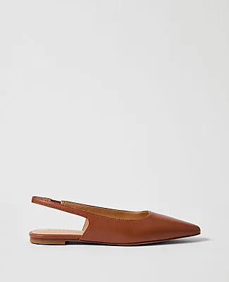 Ann Taylor Leather Slingback Flat sold by Ann Taylor