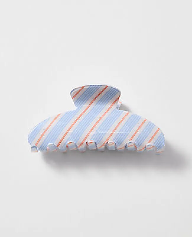 Ann Taylor Weekend Collection Large Striped Hair Clip sold by Ann Taylor