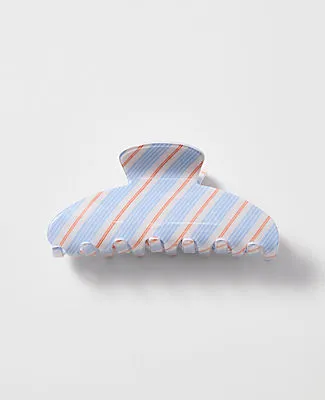 Ann Taylor Weekend Collection Large Striped Hair Clip sold by Ann Taylor