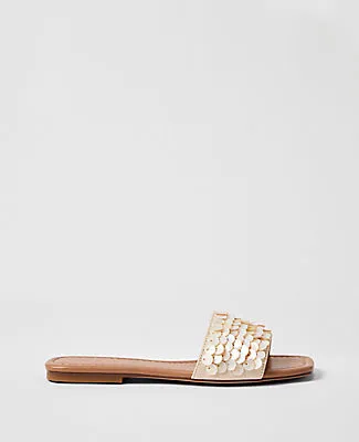 Ann Taylor Embellished Slide Sandal sold by Ann Taylor