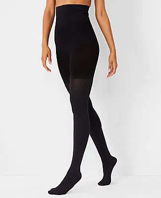 Ann Taylor Opaque High Waist Control Top Tights sold by Ann Taylor