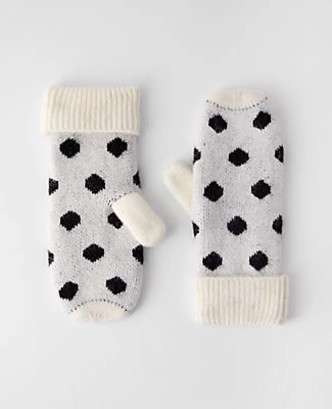 Ann Taylor Dotted Mittens sold by Ann Taylor