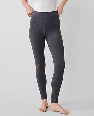 Ann Taylor Heathered Essential Leggings sold by Ann Taylor