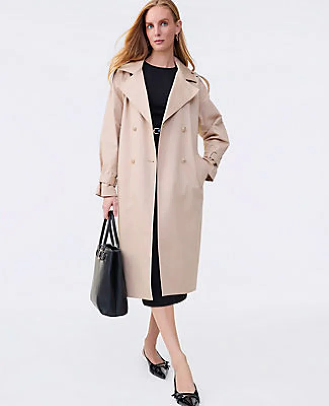 Ann Taylor Petite Refined Trench Coat sold by Ann Taylor