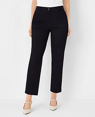 Ann Taylor The Petite Cotton Crop Pant – Curvy Fit sold by Ann Taylor