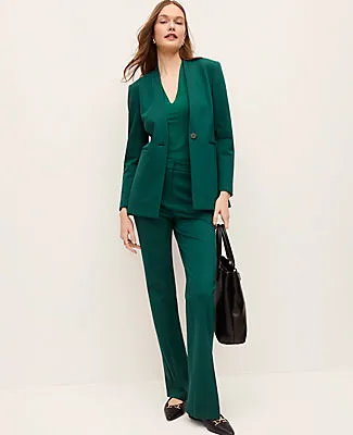 Ann Taylor The Petite Skinny Flare Trouser in Ponte sold by Ann Taylor