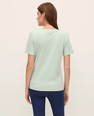 Ann Taylor Crew Neck Tee sold by Ann Taylor product image thumbnail 2