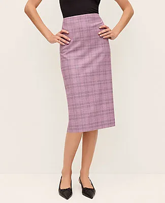 Ann Taylor The Petite Pencil Skirt in Plaid sold by Ann Taylor product image thumbnail 2