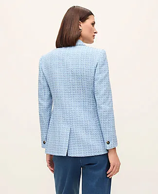 Ann Taylor The Petite Crosby Blazer in Tweed sold by Ann Taylor product image thumbnail 2