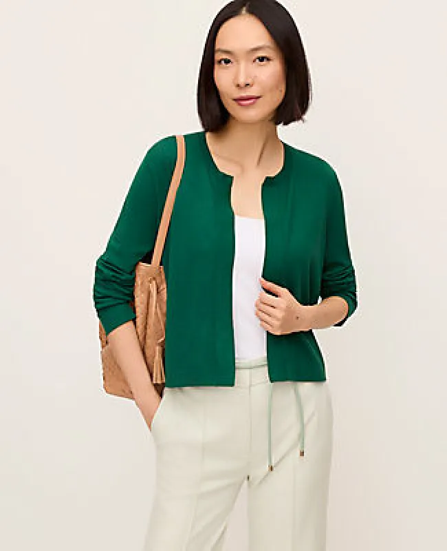 Ann Taylor Open Crop Cardigan sold by Ann Taylor