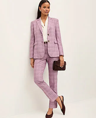 Ann Taylor The Petite Greenwich Blazer in Plaid sold by Ann Taylor product image thumbnail 3