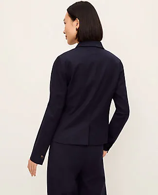 Ann Taylor The Petite Two-Button Blazer in Stretch Cotton sold by Ann Taylor product image thumbnail 2