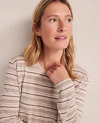 Ann Taylor Haven Well Within Linen Jersey Crewneck Tee sold by Ann Taylor product image thumbnail 2