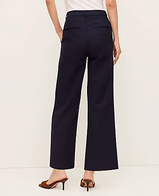 Ann Taylor The Petite High Rise Everyday Ankle Pant in Stretch Cotton sold by Ann Taylor product image thumbnail 3