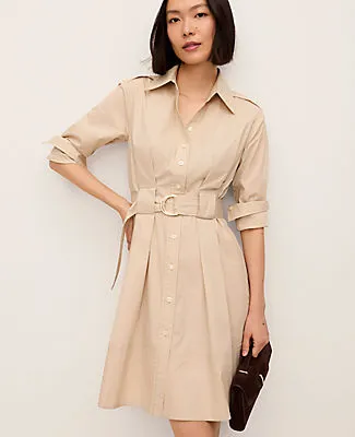 Ann Taylor Flare Pocket Shirtdress sold by Ann Taylor product image thumbnail 3