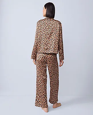 Ann Taylor Satin Tie Front Pajama Set sold by Ann Taylor product image thumbnail 2