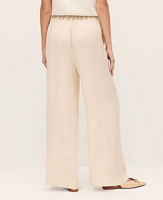 Ann Taylor Weekend Collection Pull On Wide-Leg Pant sold by Ann Taylor product image thumbnail 3