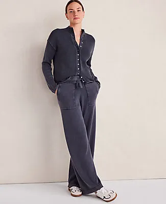 Ann Taylor Haven Well Within Organic Cotton Roll Neck Cardigan sold by Ann Taylor product image thumbnail 3