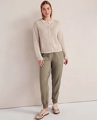 Ann Taylor Haven Well Within Linen Tape Yarn Cardigan sold by Ann Taylor product image thumbnail 3