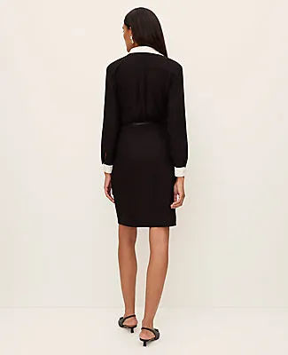 Ann Taylor Petite Belted Sheath Dress sold by Ann Taylor product image thumbnail 2