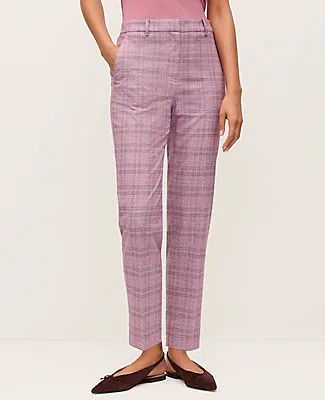 Ann Taylor The High Rise Everyday Ankle Pant in Plaid sold by Ann Taylor product image thumbnail 2