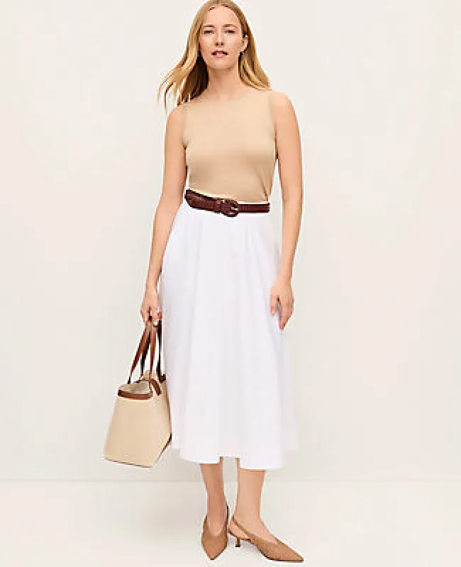 Ann Taylor Full Midi Skirt sold by Ann Taylor