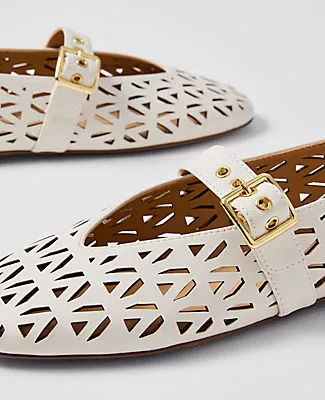 Ann Taylor Weekend Collection Leather Mary Jane Ballet Flat sold by Ann Taylor product image thumbnail 2